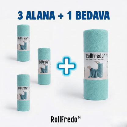 20'li RollFredo™ MİKROFİBER BEZ RULO