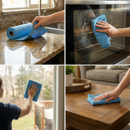 20'li RollFredo™ MİKROFİBER BEZ RULO